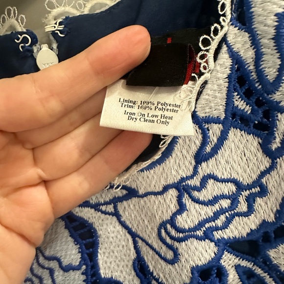 Nha Bhanh Blue Lace Dress - Picture 3 of 5